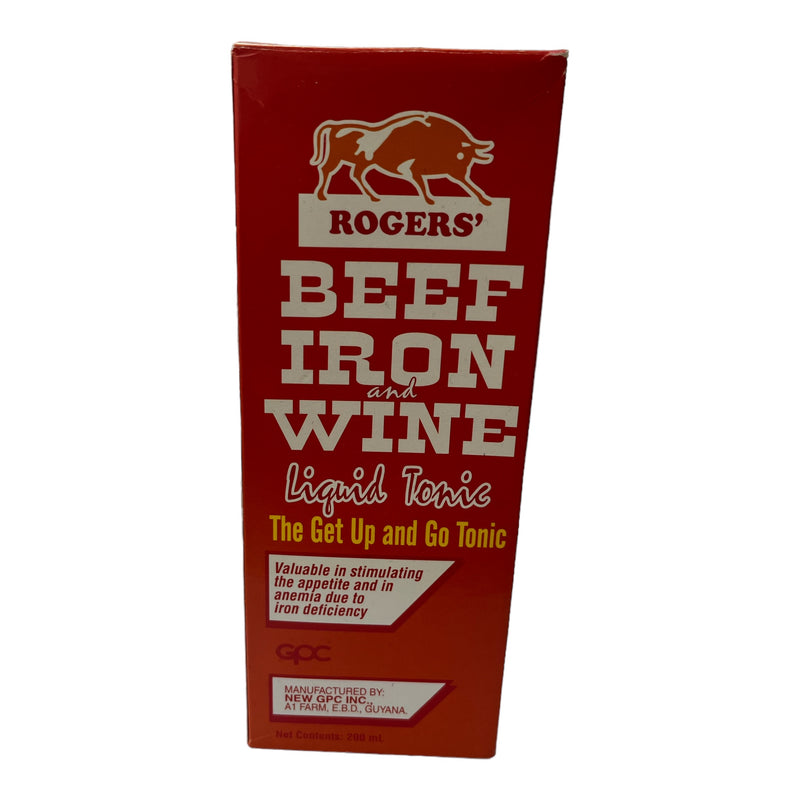 Rogers' Beef Iron and Wine Liquid Tonic 200ml