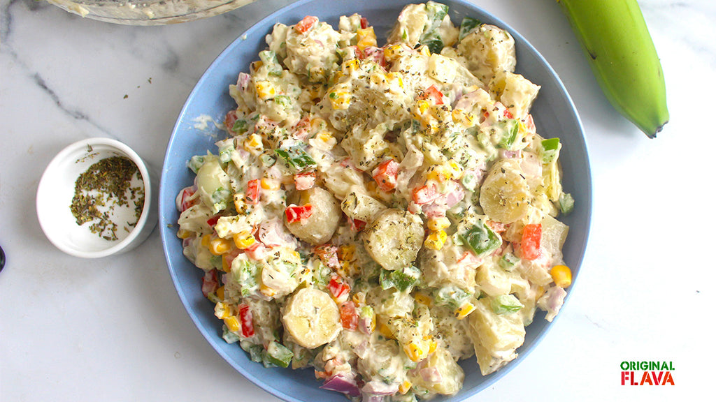 Green Banana & Potato Salad