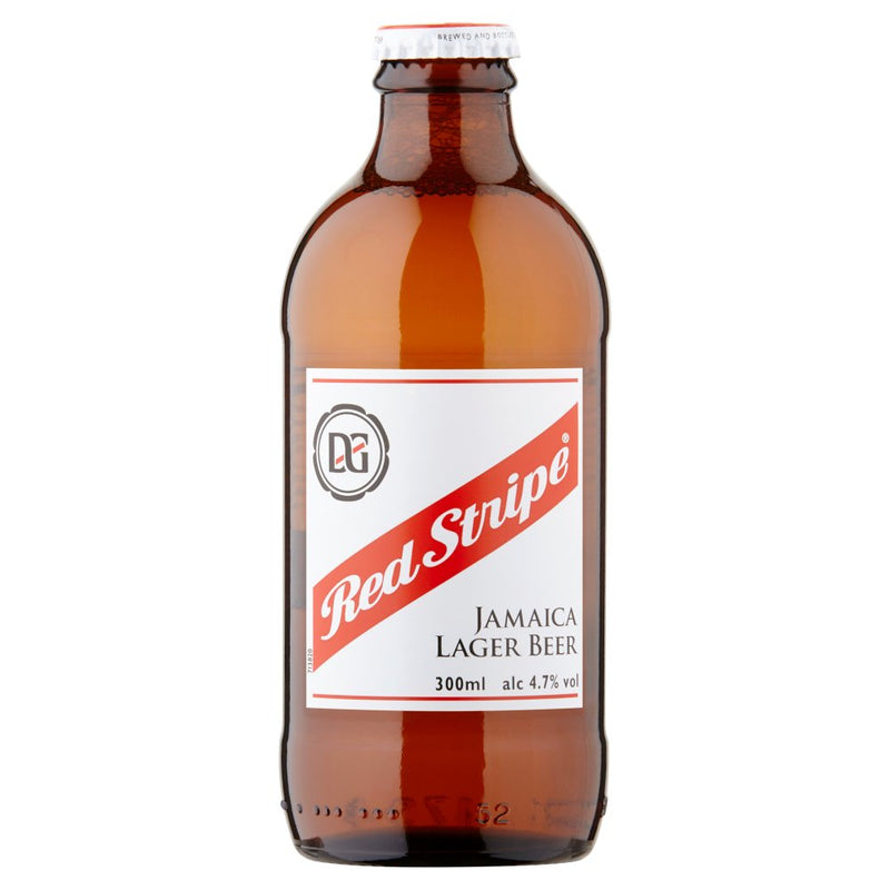 Soon Done Red Stripe Lager Beer Bottle 300ml