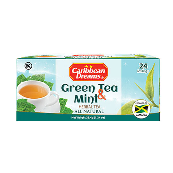 Caribbean Dreams Green Tea & Mint Herbal Tea 38.4g