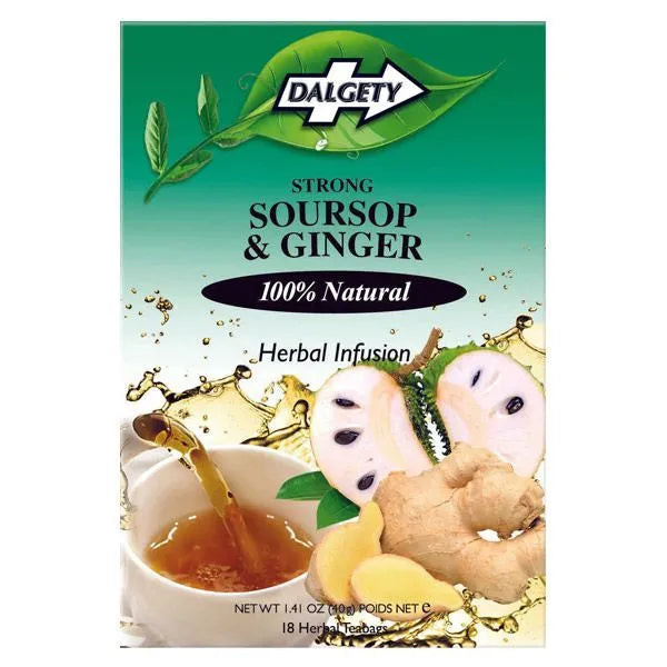 Dalgety Soursop & Ginger  Herbal Infusion 40g