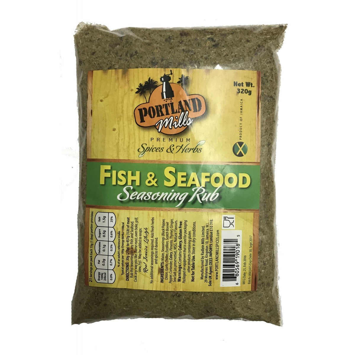 Soon Done Portland Dry Premium Fish and Seafood Seasoning 300g