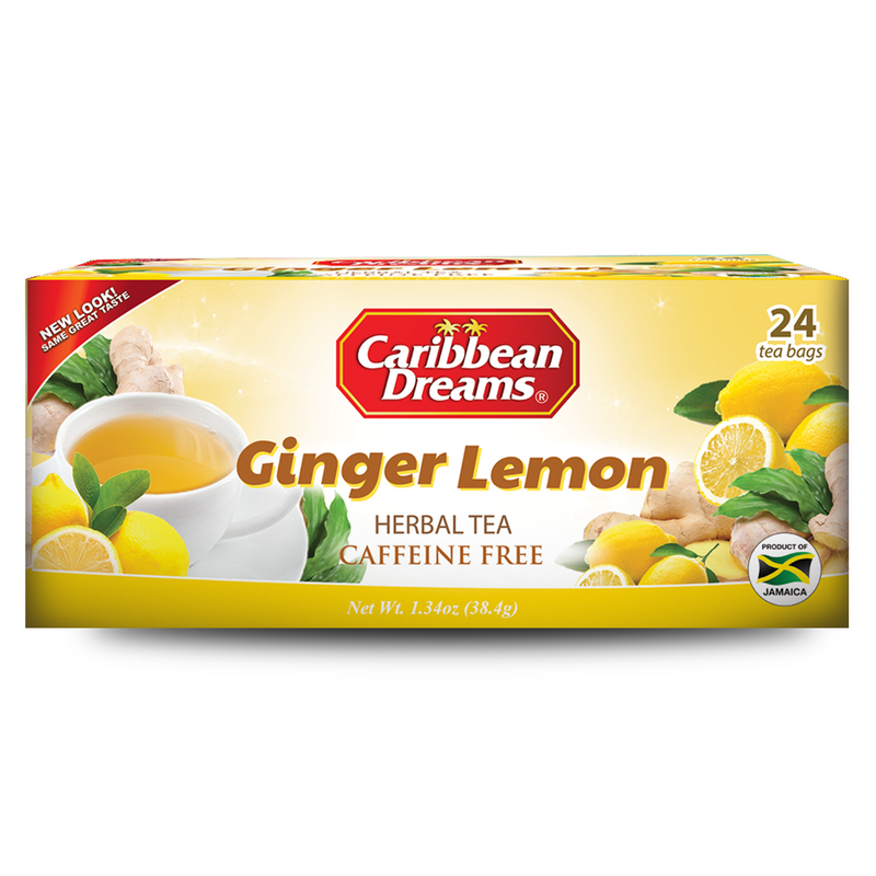 Caribbean Dreams Ginger Lemon Herbal Tea 38.4g
