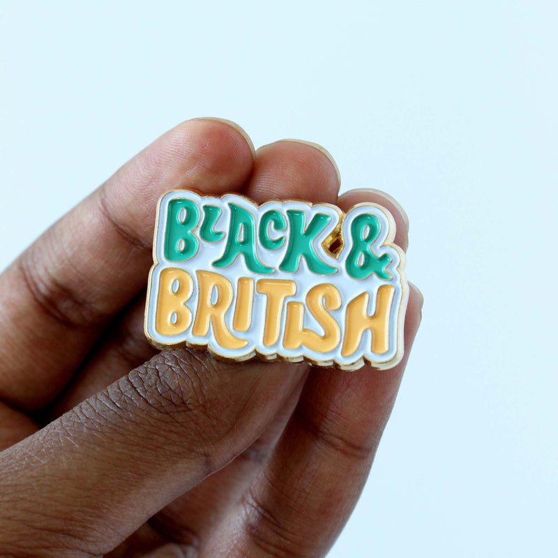 Tihara Smith Black and British Enamel Pin