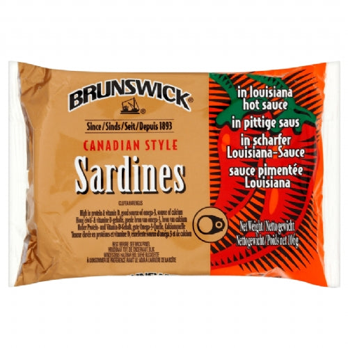 Brunswick Sardines In Louisiana Hot Sauce 106g