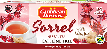 Caribbean Dreams Sorrel and Ginger Tea 38.4g