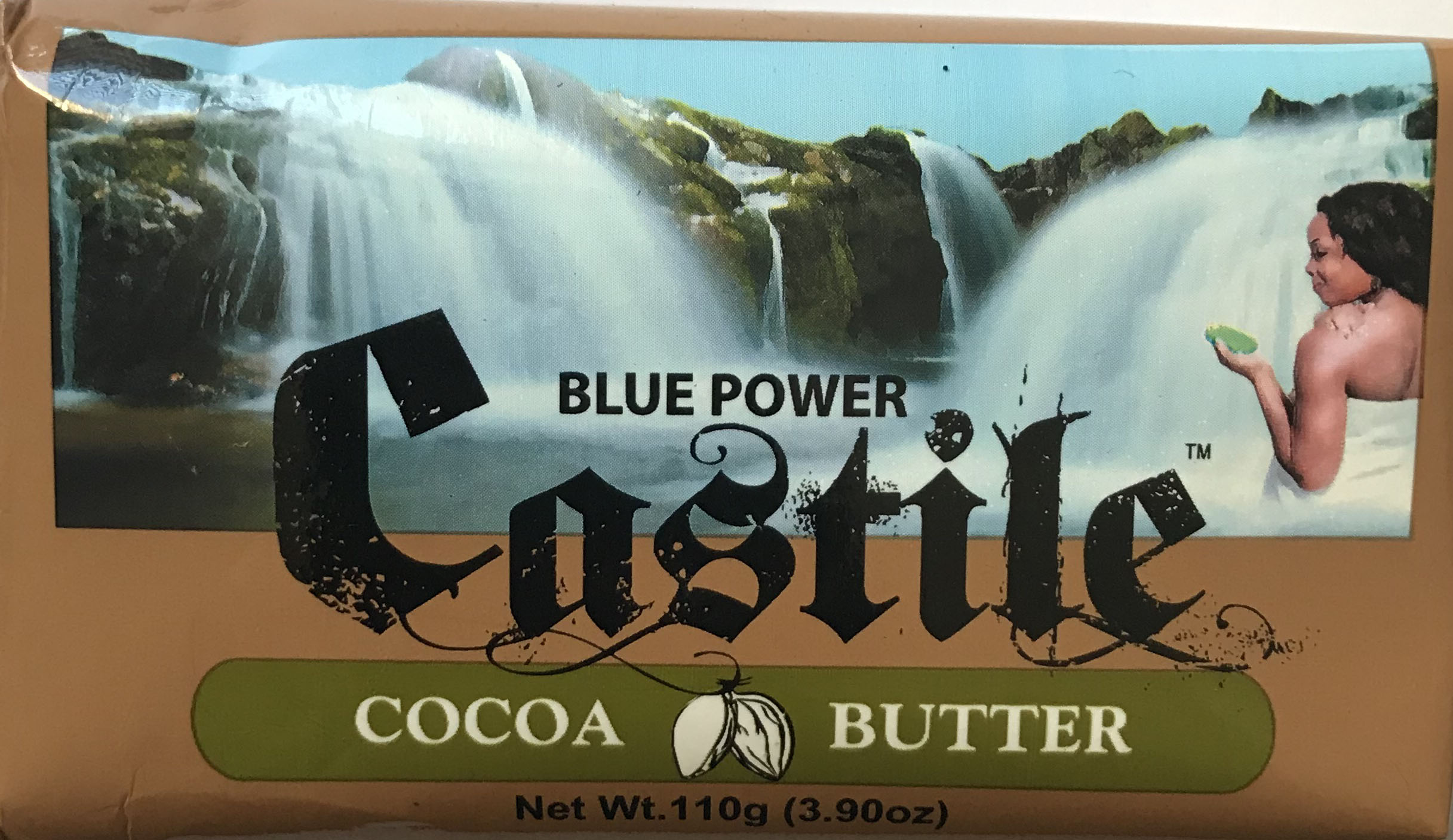 Blue Power Castile Cocoa Butter Soap 110g