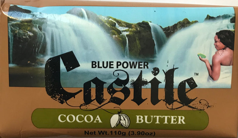 Blue Power Castile Cocoa Butter Soap 110g