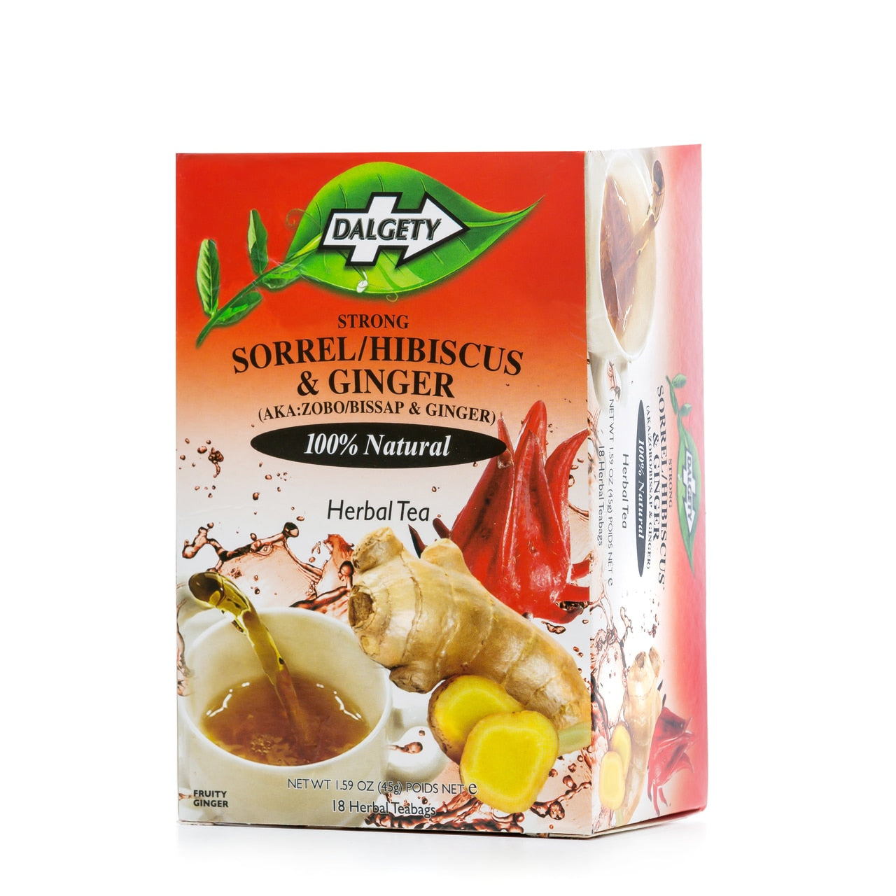 Dalgety Sorrel/Hibiscus &Ginger Herbal Tea 45g