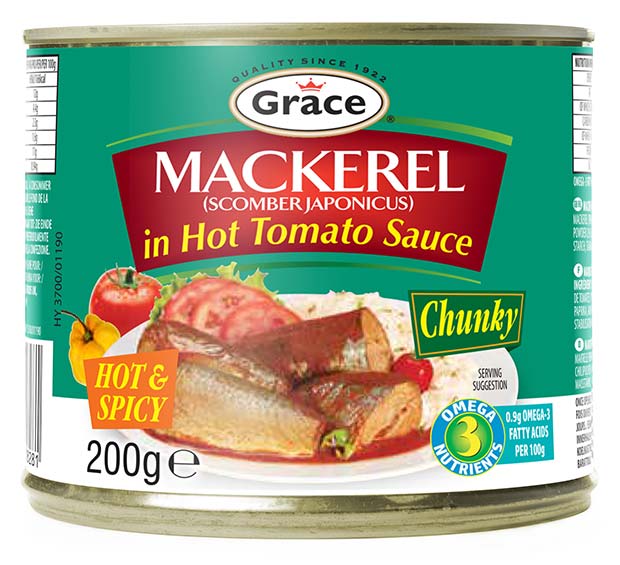 Grace Mackerel in Hot Tomato Sauce 200g