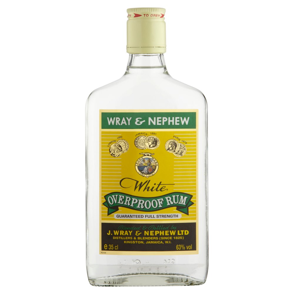 Wray and Nephew Overproof White Rum 35cl, Jamaican Drink