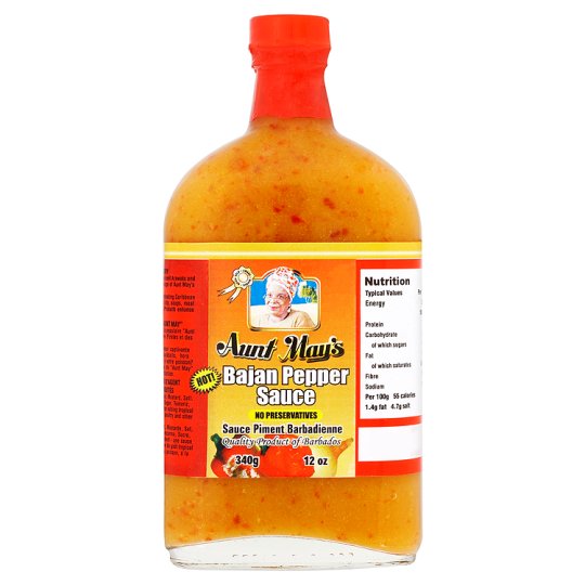 Aunt May's Bajan Pepper Sauce 340g
